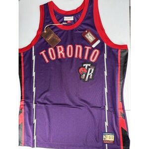 Mitchell & Ness Toronto Raptors 1995 Heritage Tank Top Jersey Purple‎ Mens Large
